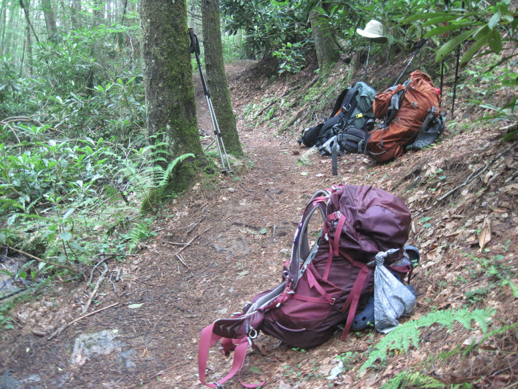 Rest stop before the rains hit