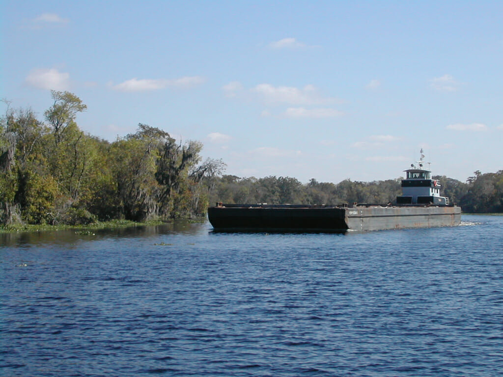 Barge on the St. Johns River