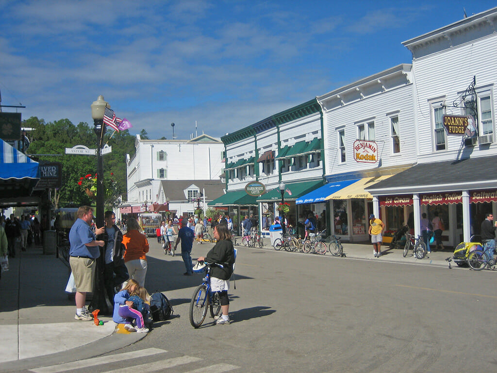 Downtown Mackinac Island