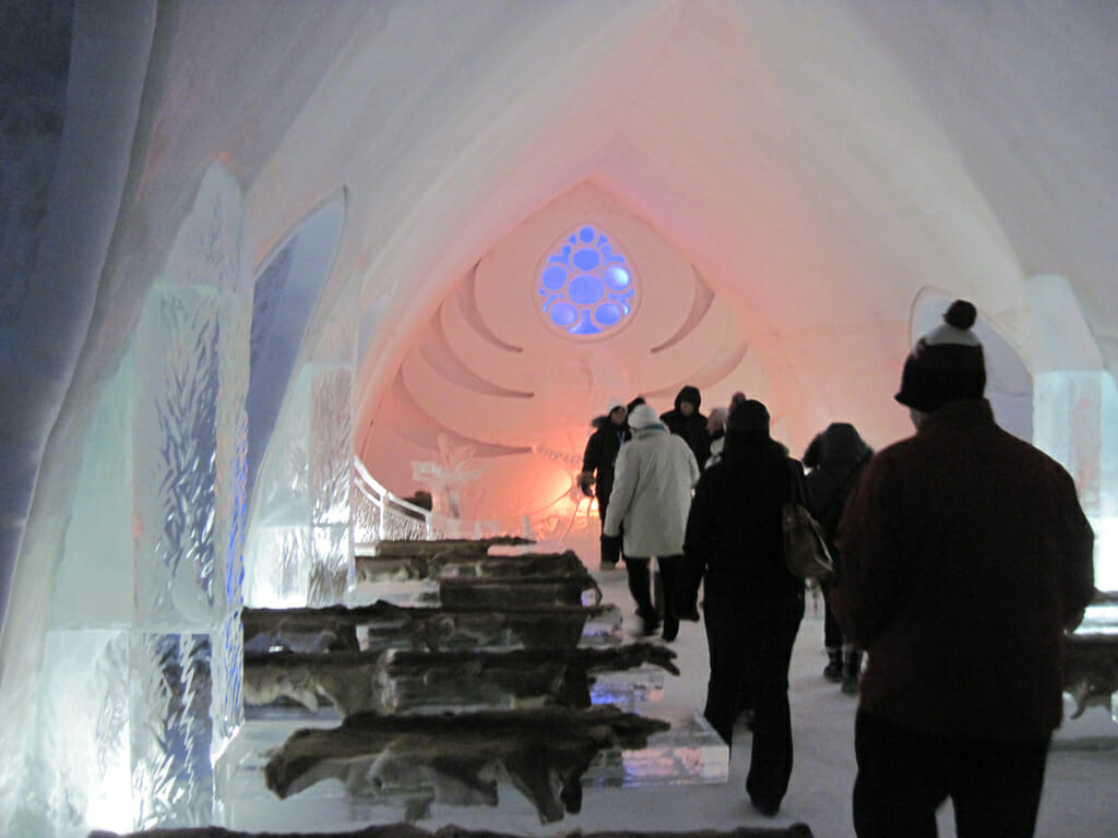 Ice chapel Hotel de Glace