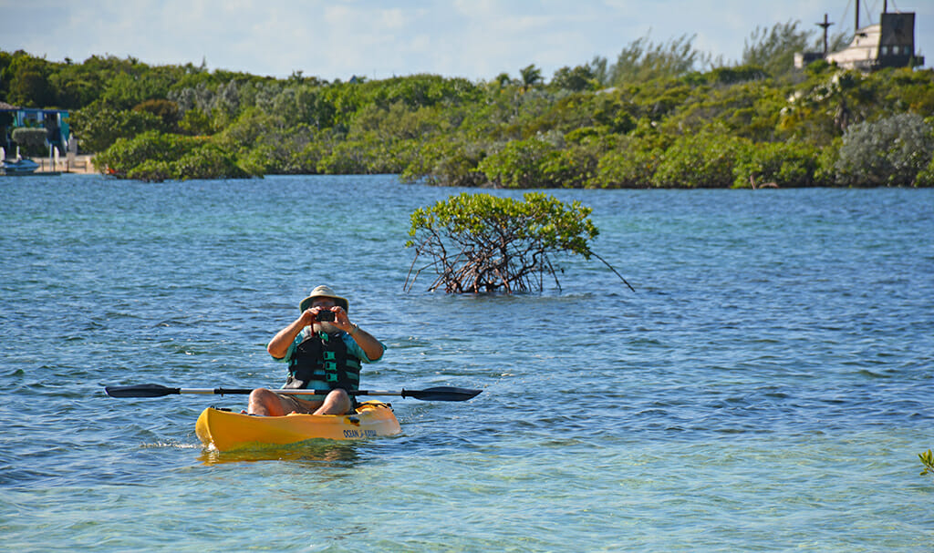 Kayaking Half Moon Cay