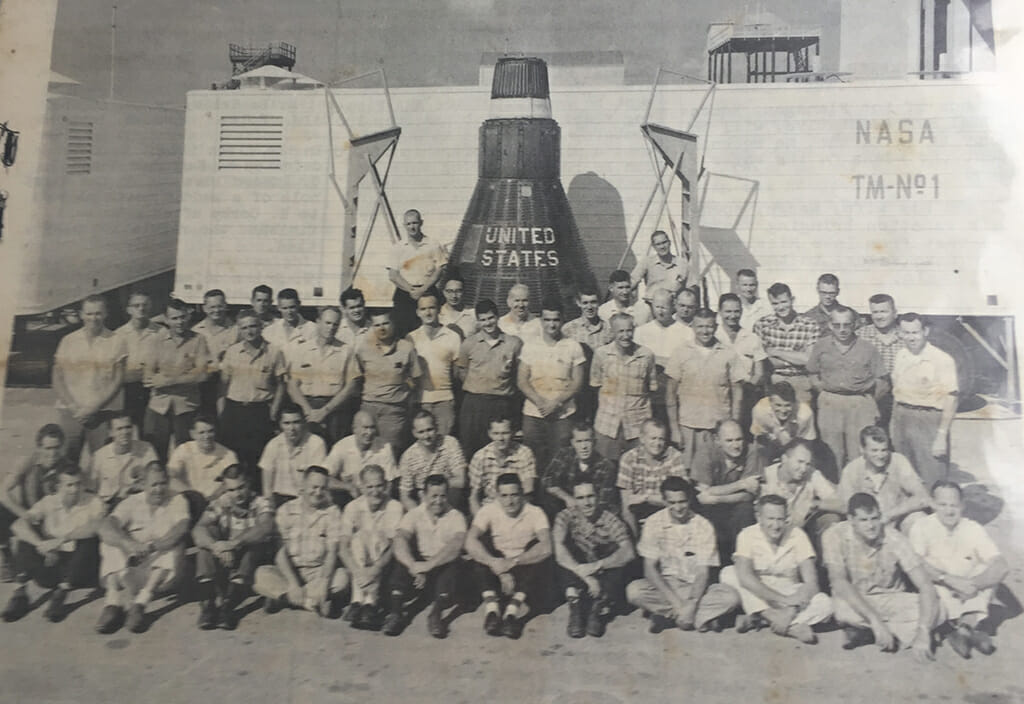 First manned space program team