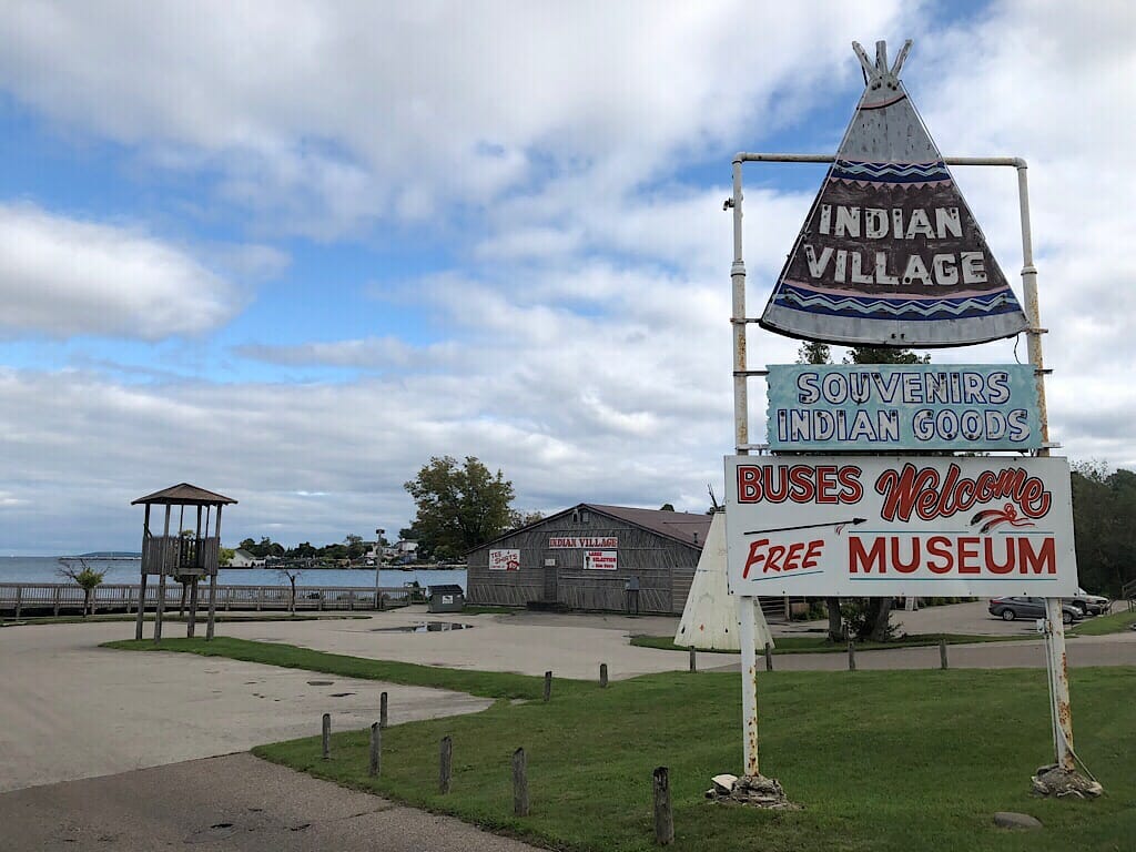 The Indian Village in St. Ignace