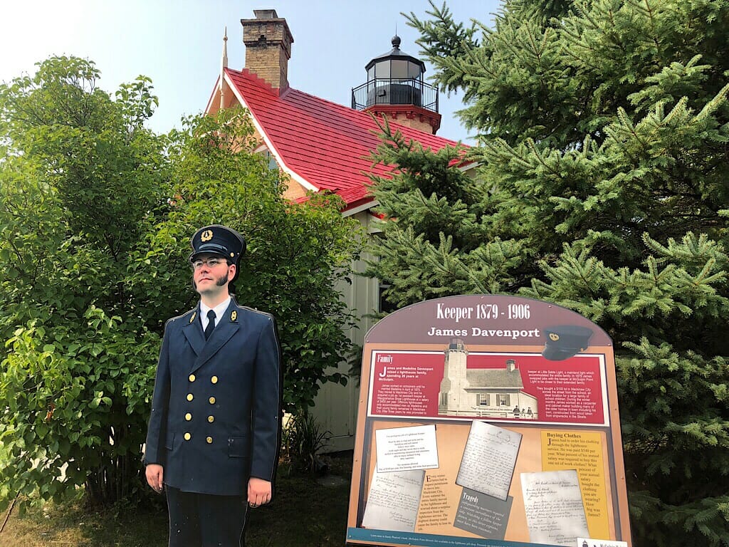 James Davenport interpretive panel