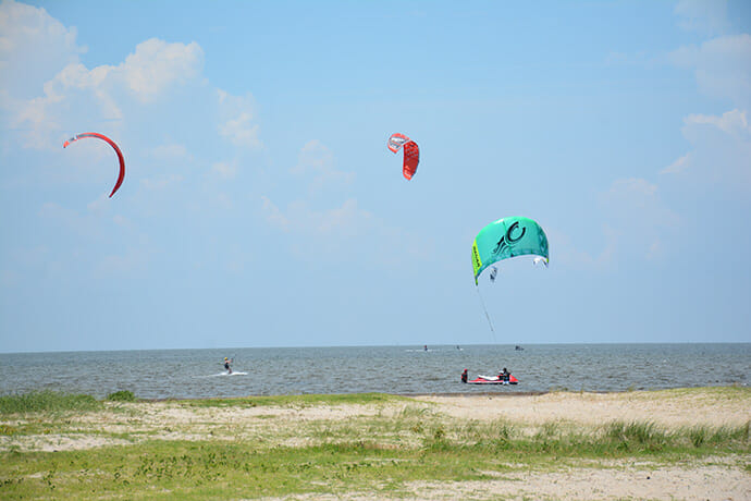 Kitesurfers in Rodanthe