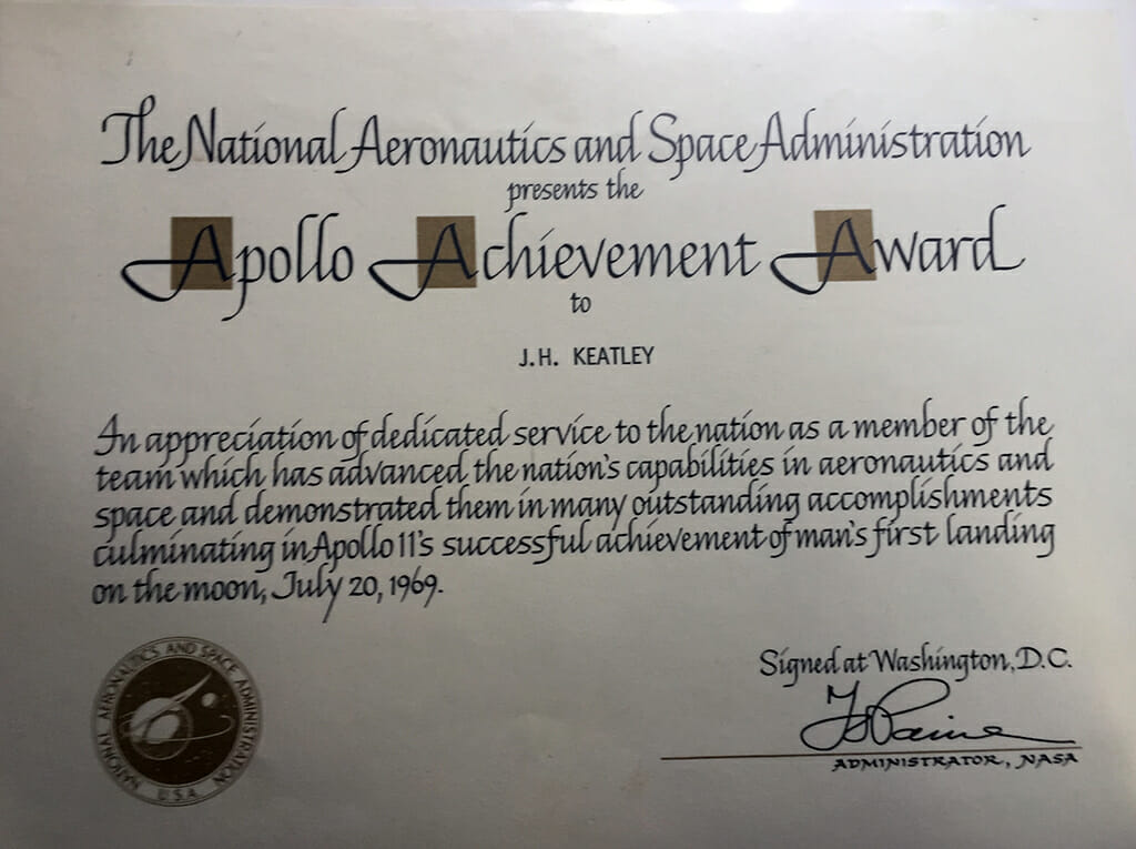 Apollo Achievement Award