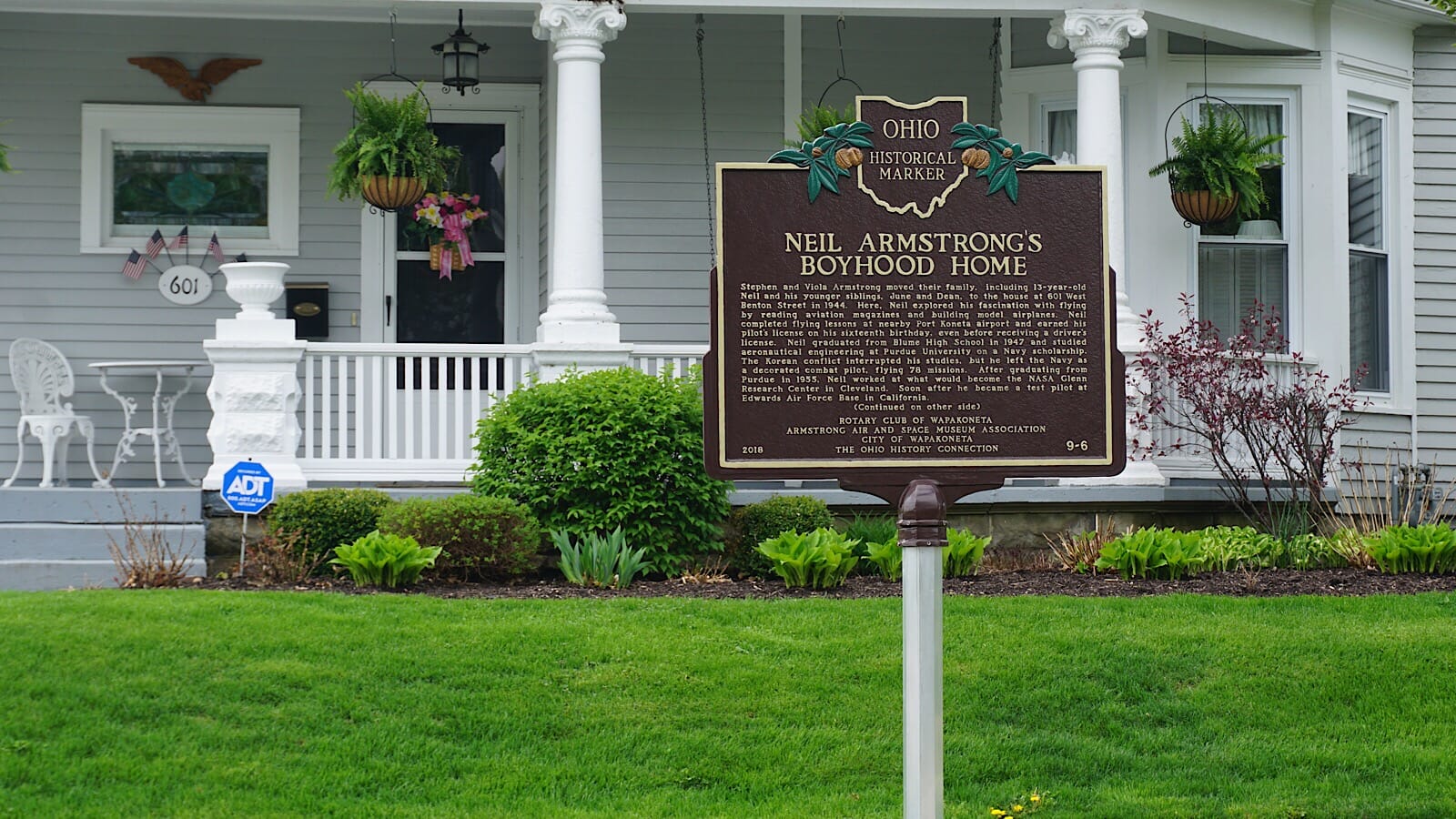 Neil Armstrong boyhood home Wapakoneta