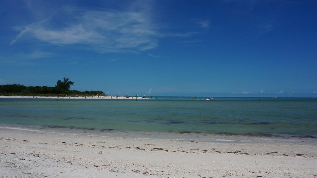 Wiggins Pass from Barefoot Beach