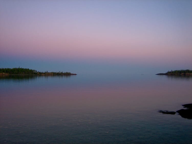 Sunset at Isle Royale National Park