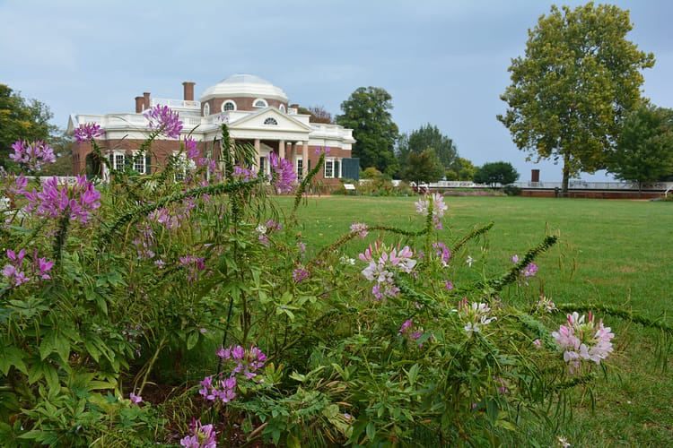 Monticello and its gardens