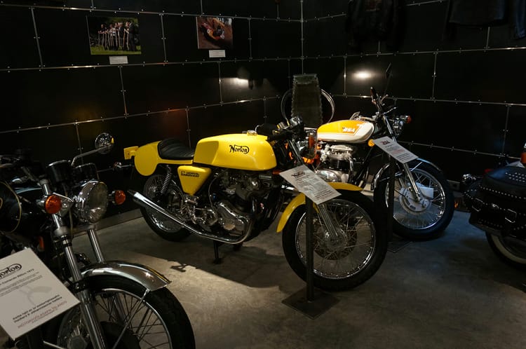 1970s Norton Commando and BSA
