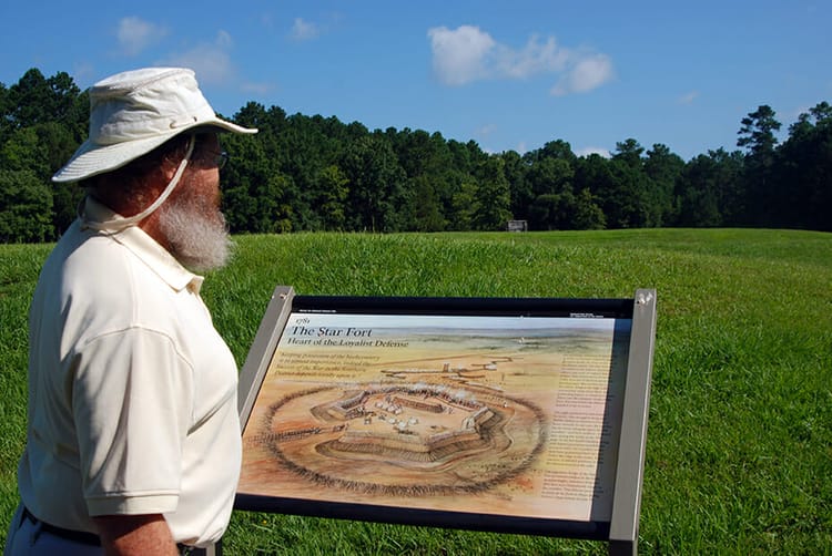 Star Fort earthworks Ninety Six