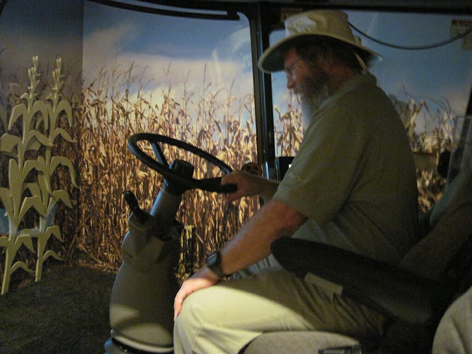 harvester at the Indiana State Museum